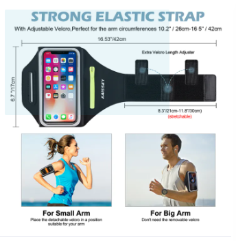 HAISSKY New Upgrade Running Sport Armbands Bag