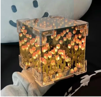 Creative Diy Tulip Flower Sea Cube